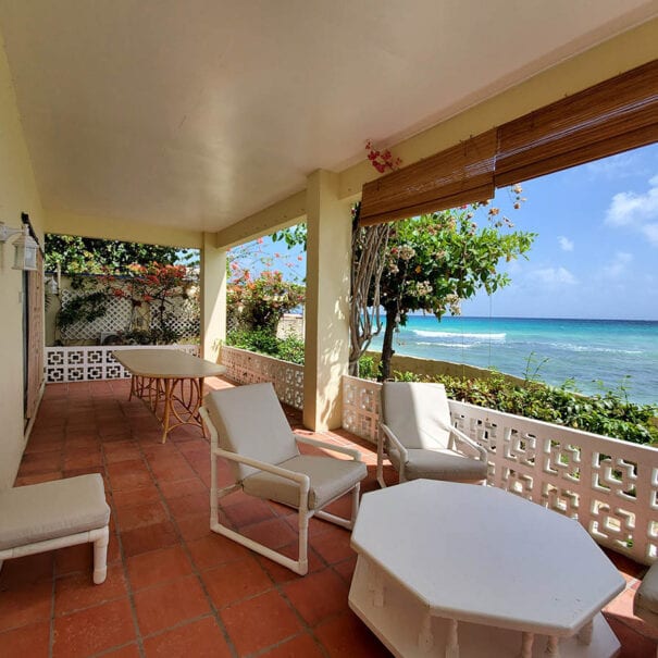 Oceanfront Patio View